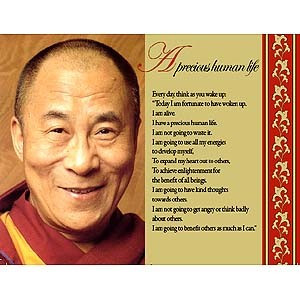 His Holiness the Dalai Lama's Quote Card