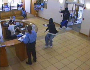 There was this robbery in Cape Town, South Africa, the robber shouted ...