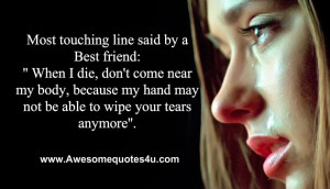 Most Touching Heart Quotes Lines Said Best Friend