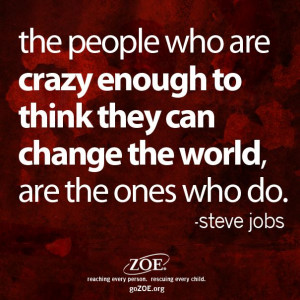 Steve Jobs on changing the world