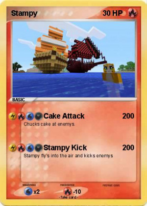 Stampy Cat Pokemon Cards