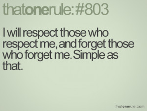 respect me quotes