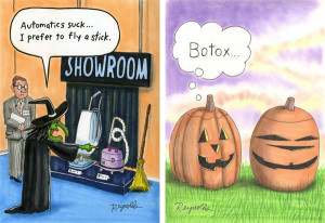 Click to view our collection of Reynolds Halloween cartoons