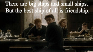 Harry Potter Lunch Note Friendship Quote