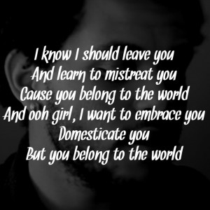 The Weeknd - Belong To The World (Song Lyrics)