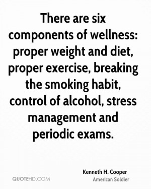 Kenneth H. Cooper Diet Quotes