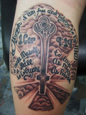 Elegant Bible Verse Tattoos Design: Bible Verses Tattoos Design With ...