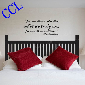 Wall Quote Stickers - Harry Potter Vinyl Inspirational Wall Quote ...