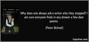 More Peter Bichsel Quotes