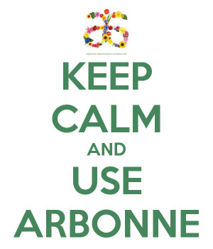 KEEP CALM AND USE ARBONNE