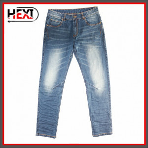 ... hombres cómodos vaqueros ocasionales relajado moda denim blue jeans