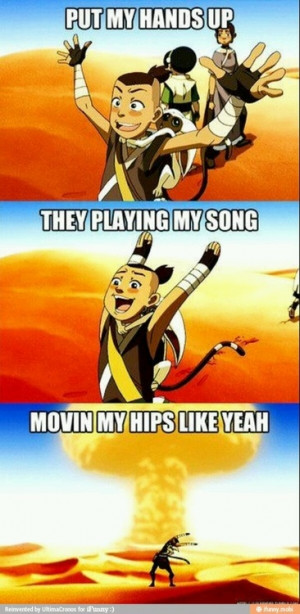 Avatar: The Last Airbender Sokka dances to Party in the USA