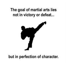 Martial Art Character Poster