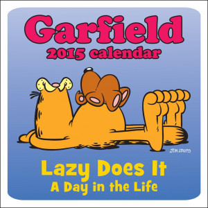 Lazy Garfield Quotes Garfield 2015 mini wall