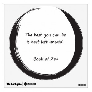 Motivational Zen Quote on Excellence & Humility Room Decal