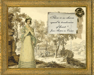 Jane Austen Quote From Emma: Regency Fashion Inspired Fine Art Print ...