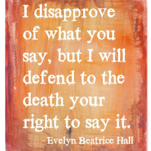 Evelyn Beatrice Hall Quote