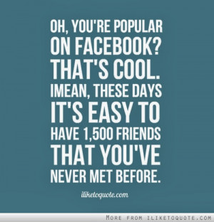 Facebook Quotes and Sayings