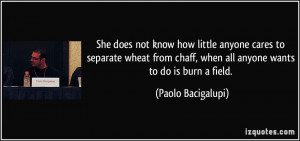 What Does She Not Know She Wants