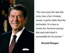 Vintage photo of Ronald Reagan by photographer Graham Tonks