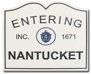 Entering Nantucket Sign (NT WS500)