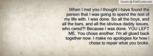 Spend My Life with You Quotes