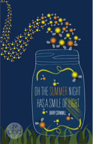 Fireflies Quote Print 