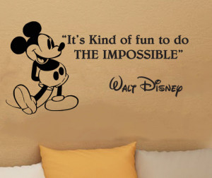 Walt Disney Quote - 