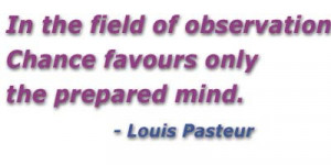 Great Scientists Quotes - Chance