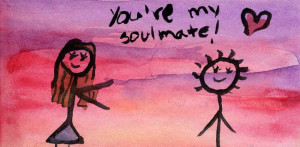 the idea of a soul mate is often popularly thought