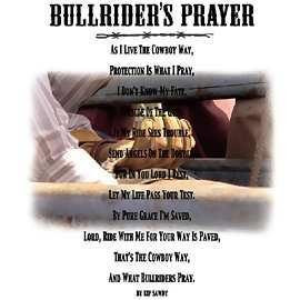 All Graphics » bull rider prayer