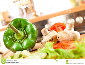 Stock Images: Vegetables bell pepper and tomato