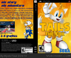 Tails the Fox PSP Box Art Cover by MysticTikal