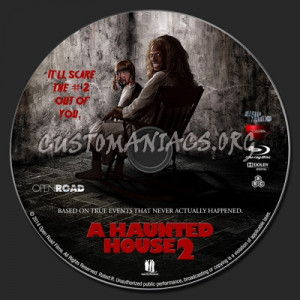 2014) A Haunted House 2 - My custom label.