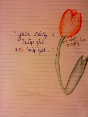 red tulip by PeachStarr94