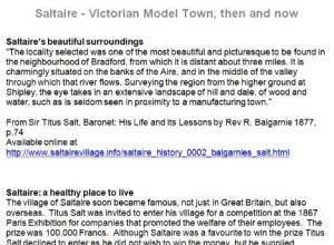 Title: Key Quotes about Saltaire from Historical Sources