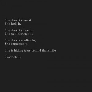 Hiding Behind a Smile Quotes