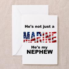 Marine - My Nephew Greeting Card for