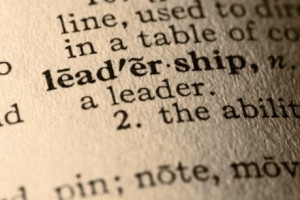 ... showing the definition of the word leadership. (Thinkstock: Hemera