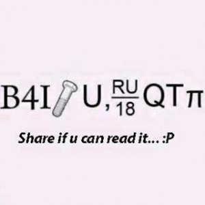 Hey Cutie! Share if you can read it...