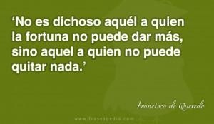 Frases de fortuna de Francisco de Quevedo