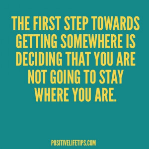 Taking the first steps to health