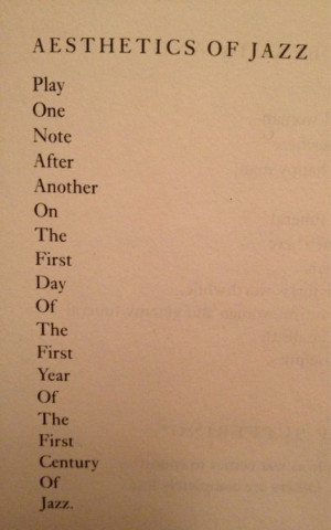 Lunch poems, November 12