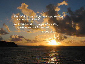 Psalm 27 1 The Lord Is My Light Photograph