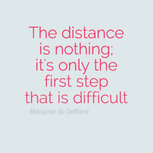 The First Step #Quote