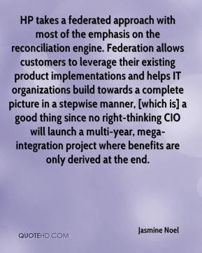 Jasmine Noel - HP takes a federated approach with most of the emphasis ...