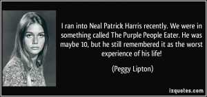 Peggy Lipton Quote