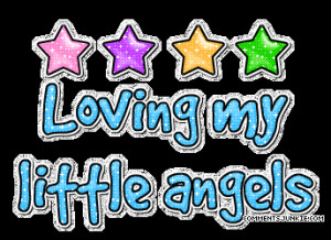 my angel quotes photo: jaiden and mario loving-my-little-angel.gif