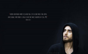 Wallpaper Jared Leto Quote by lovelives4ever