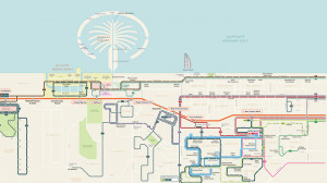 Dubai Integrated Transport Network System Map... - Mapping Twin Cities